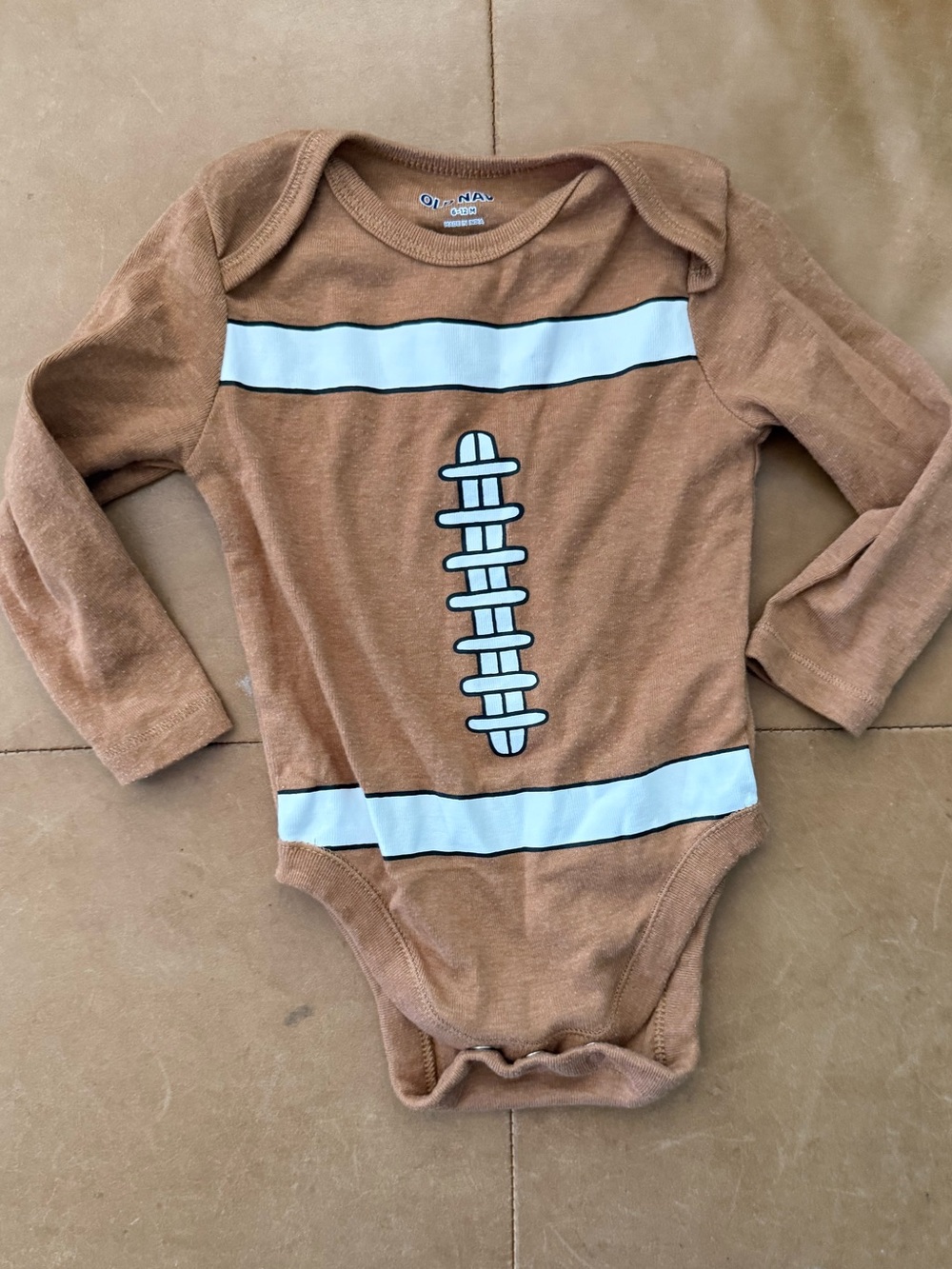 💙$5 FLASH SALE💙 Old Navy Football Onesie 6-12M